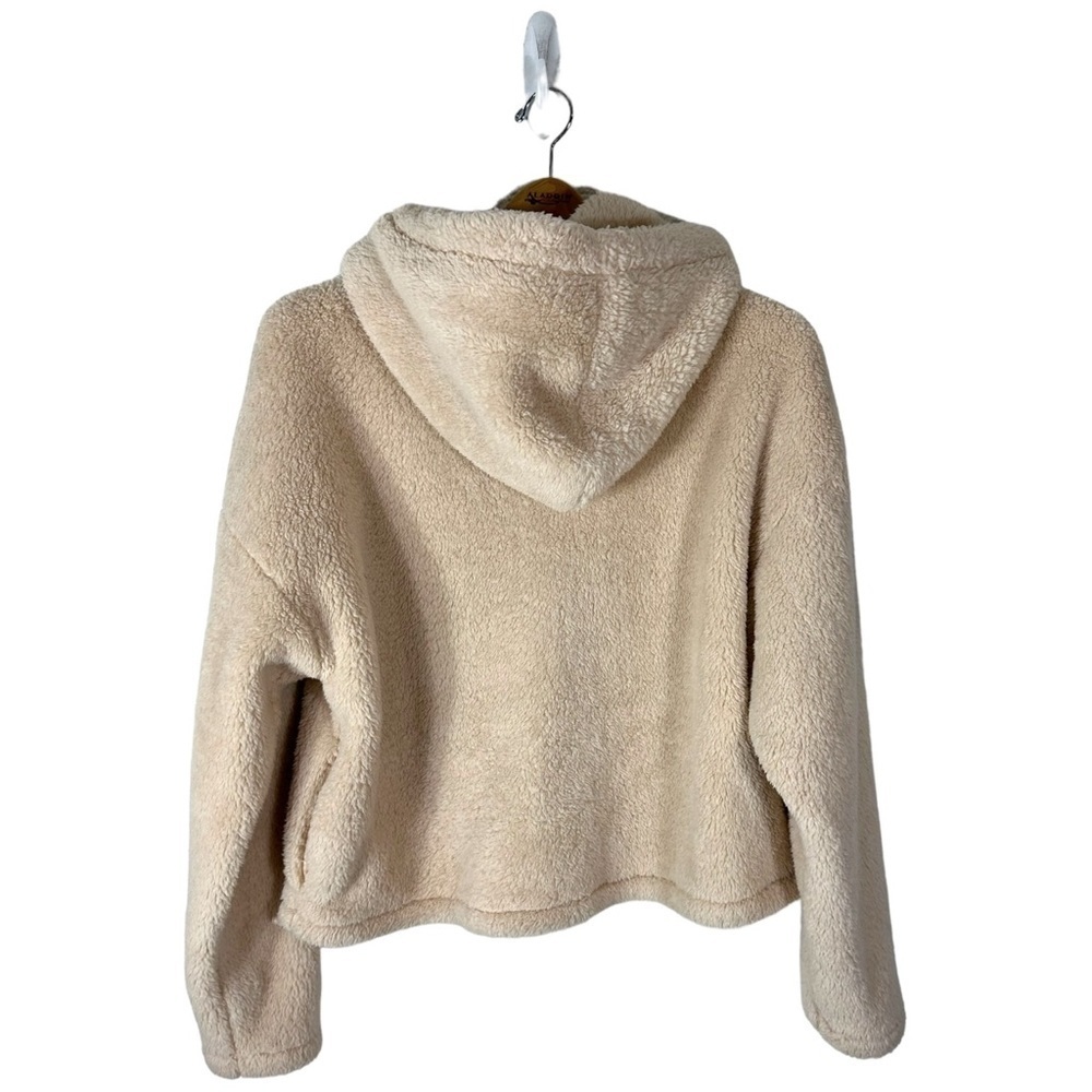 Pink By Victoria’s Secret Sherpa Teddy Hoodie Size Large New NWT - Picture 2 of 5